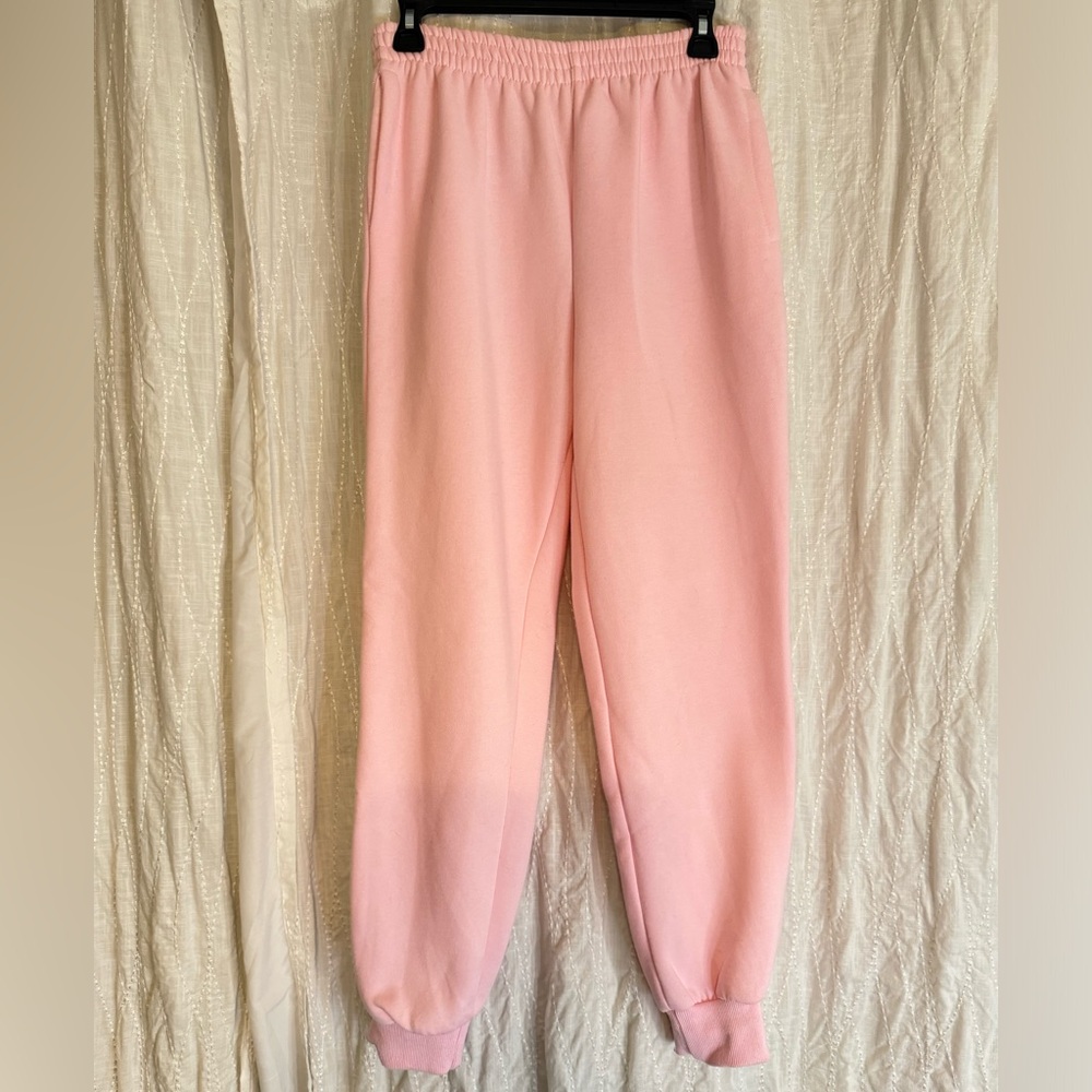 Pink Adika joggers size Medium